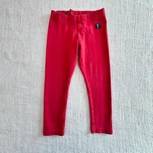 Polarn O. Pyret Red Leggings VGUC 2/3